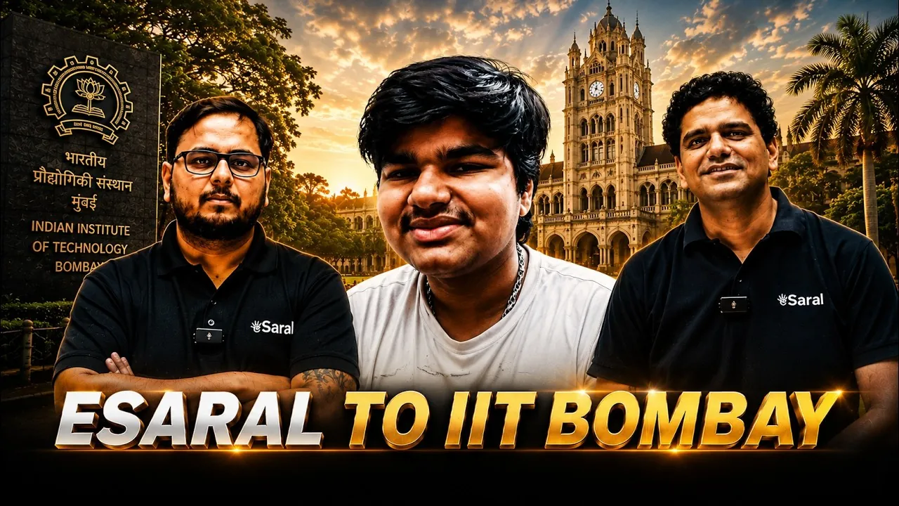 IIT Bombay Success Story: How a Drop Year Led to His Dream IIT